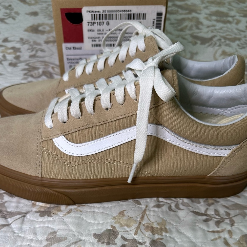 Sesame/Gum Old Skool Vans